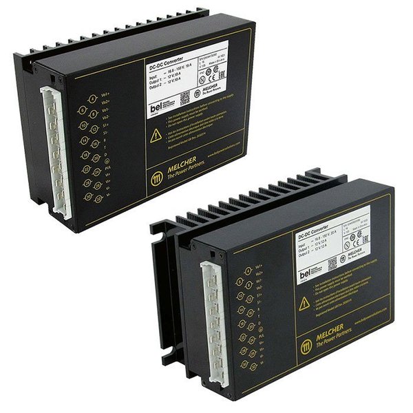 Bel Power Solutions DC to DC Converter, 16.8-150V DC to 45638V DC, 240VA, 0 Hz HR2320-9RG